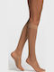 Belvia 20 Den Three-Quarter Socks 2 Pieces Caramel
