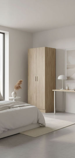 Wilson 2d Δίφυλλη Ντουλάπα 60x45x180cm Fusiko