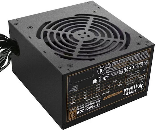 Super Flower Combat DB 750W Μαύρο Τροφοδοτικό Υπολογιστή Full Wired 80 Plus Bronze