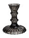 JK Home Decoration Candle Holder in Black Color 9x9x10cm 1pcs