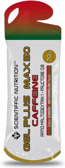 Scientiffic Nutrition Gel Plus Max 50 Caffeine Alte Suplimente Alimentare 70gr Pepene Verde
