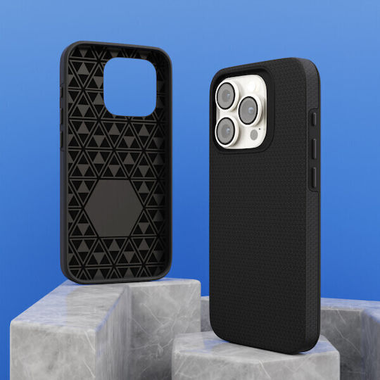 Prio Protective Cover Back Cover Plastic Black for iPhone 16 Pro Max