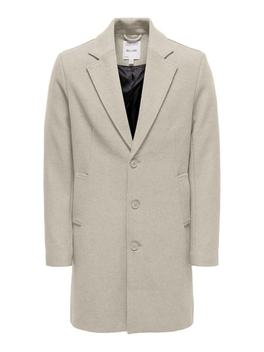 Only & Sons Men's Coat beige