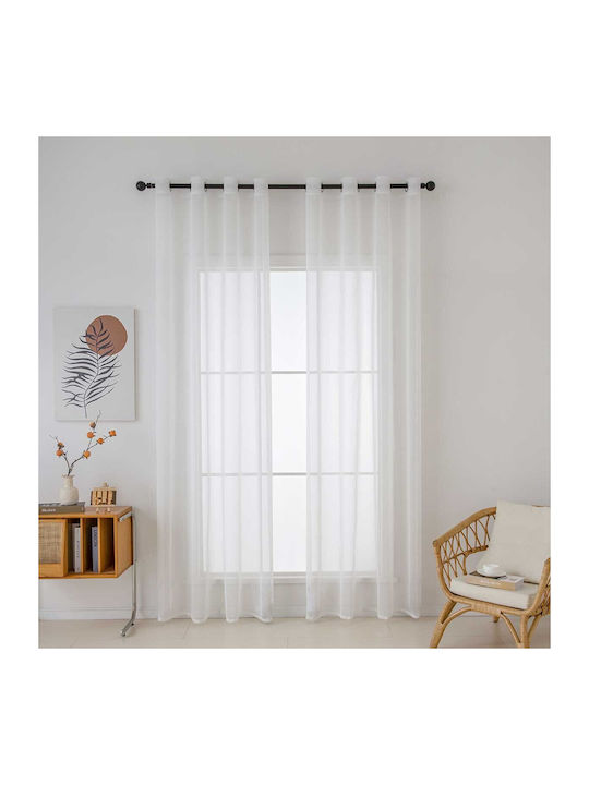 Beauty Home Sharp Art 8448 Curtain Fabric Gauze Ecru