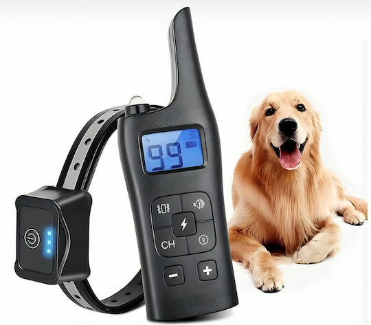 Intelligentes automatisches Elektroschockhalsband mit Touch-Digitalanzeige, wiederaufladbar, wasserdichter Hundetrainer, Anti-Bell-Halsband