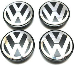 Radnabenkappen Volkswagen VW 65mm 55mm Satz von 4 Stück Radnabenkappen Volkswagen VW 65mm 55mm Satz von 4 Stück
