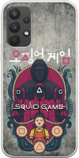 Squid Game Samsung Galaxy A32 4G Flexibles TPU Transparentes Silikon