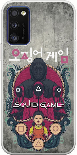 Squid Game Samsung Galaxy A41 Flexibles TPU Transparentes Silikon