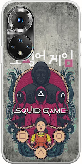Squid Game Huawei Nova 9 Flexibles TPU Transparentes Silikon