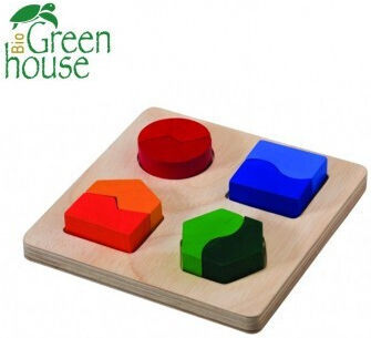Ξύλινο Παιδικό Puzzle Σφηνώματα 8pcs Plan Toys