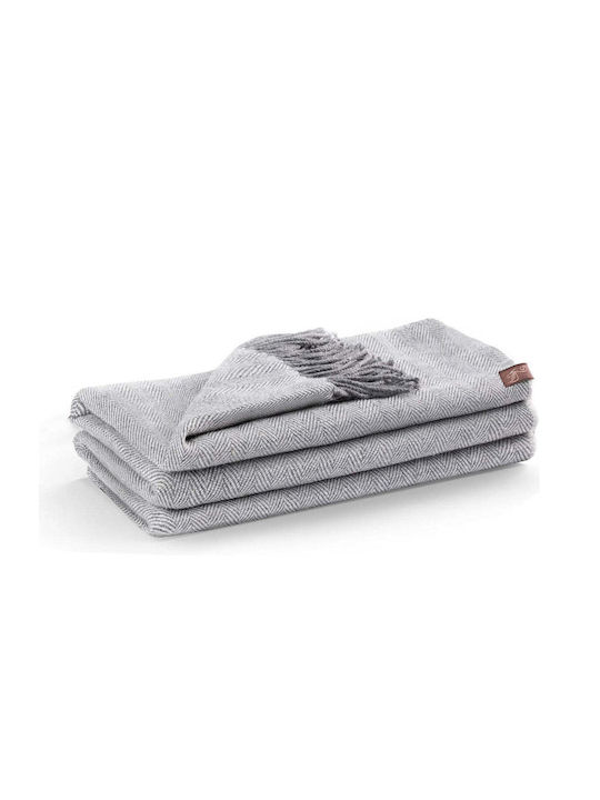 Inkari Alpaca Blanket Cot Woolen Gray