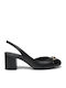 Perla Flex Toe Cap Pump Pantofi cu toc Negre