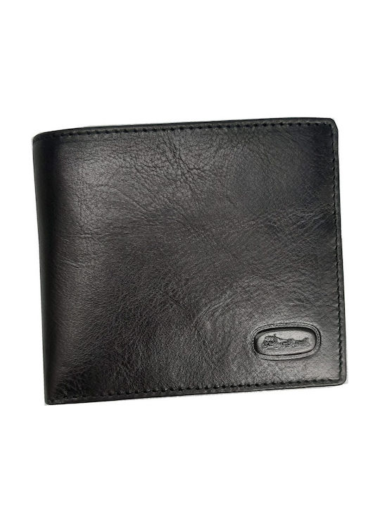 Leather Men's Wallet Classic with RFID Black