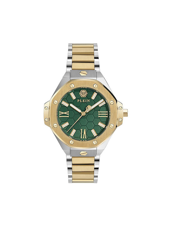 Philipp Plein Damen Uhr mit Silber Metallarmband