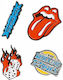 Set of 4 Rolling Stones Badges