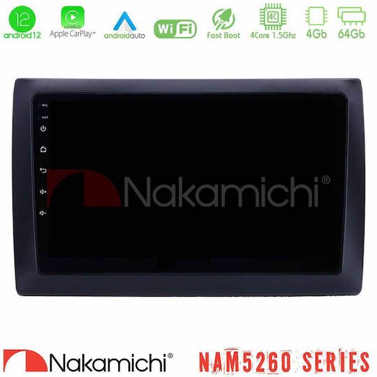 Nakamichi Автомобилна Аудио Система (Блутут/USB/AUX/WiFi/GPS/Apple-Carplay/Android-Auto) с Тъчскрийн 9"