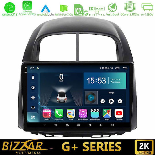 Bizzar Auto-Audiosystem für Daihatsu Sirion Subaru Nur 2006-2012 (Bluetooth/USB/WiFi/GPS/Apple-Carplay/Android-Auto) mit Touchscreen 10"