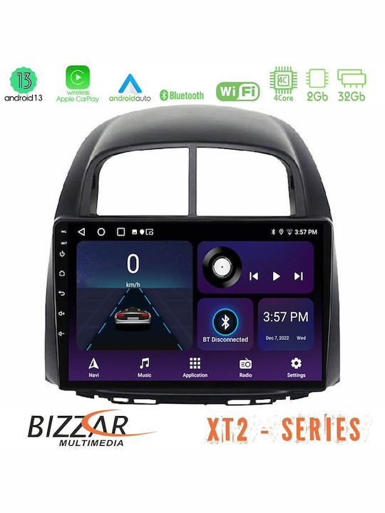 Bizzar Sistem Audio Auto pentru Daihatsu Sirion Subaru Justy 2006-2012 (Bluetooth/USB/WiFi/GPS/Apple-Carplay/Android-Auto) cu Ecran Tactil 10"