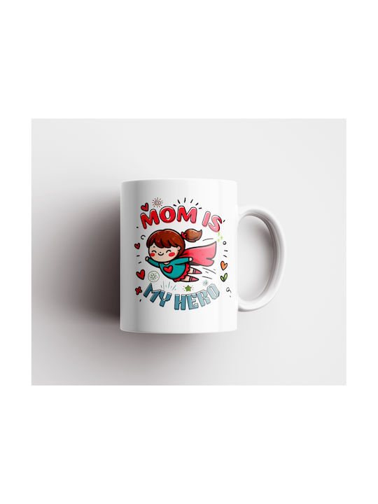 White Ceramic Mug Mother's Day Dp0122