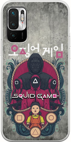 Squid Game Xiaomi Redmi Note 10 5G Flexibles TPU Transparentes Silikon