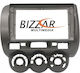 Bizzar DIN Fascia Panels 2 Din Compatible with Screen 9" for Honda Jazz with A/C 2002-2008