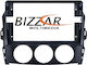 Bizzar DIN Fascia Panels 2 Din Compatible with Screen 9" for Mazda MX-5 2005-2015