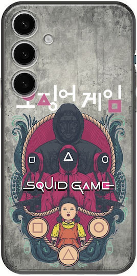 Squid Game Samsung Galaxy S24 Fe 5g Schwarzes TPU Schwarzes Silikon