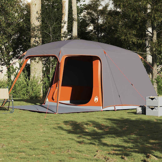 vidaXL Σκηνή Camping Γκρι για 5 Άτομα 450x275x228εκ.