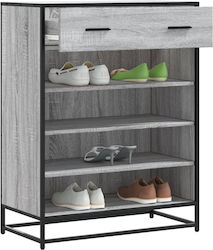 Metallic Shoe Organizer Gray