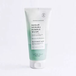 Sugar Scrub + Bubble Wash Scalp Body Rainforest Mist