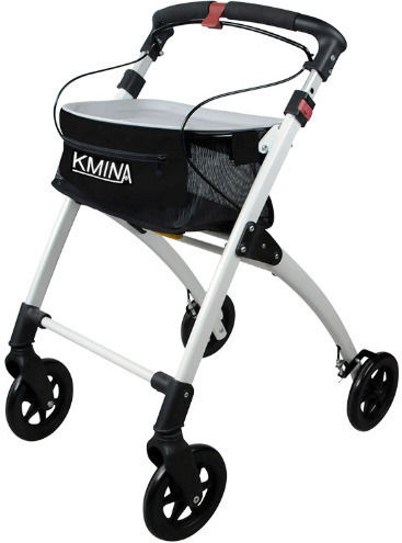 KMINA Klappbarer Rollator Aluminium Blau