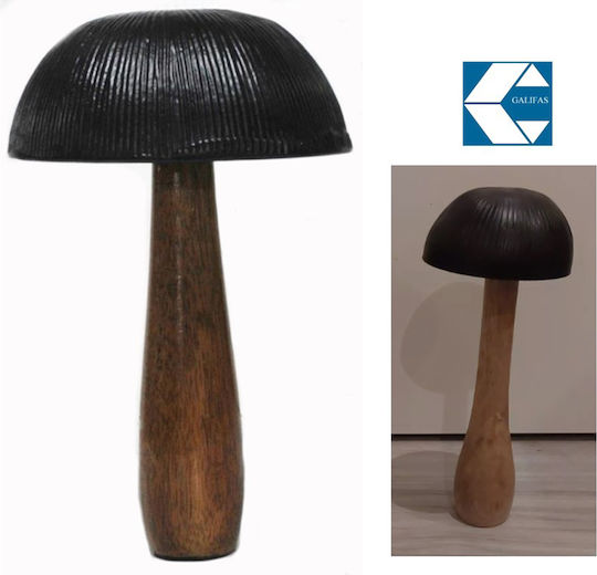 Decorative Mushroom Metal Silver 14x14x24cm Galifas 8583470 Galifas