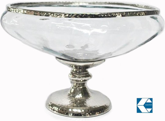 Galifas Φοντανιέρα Sticlă cu Capac 12x8x9cm Transparentă