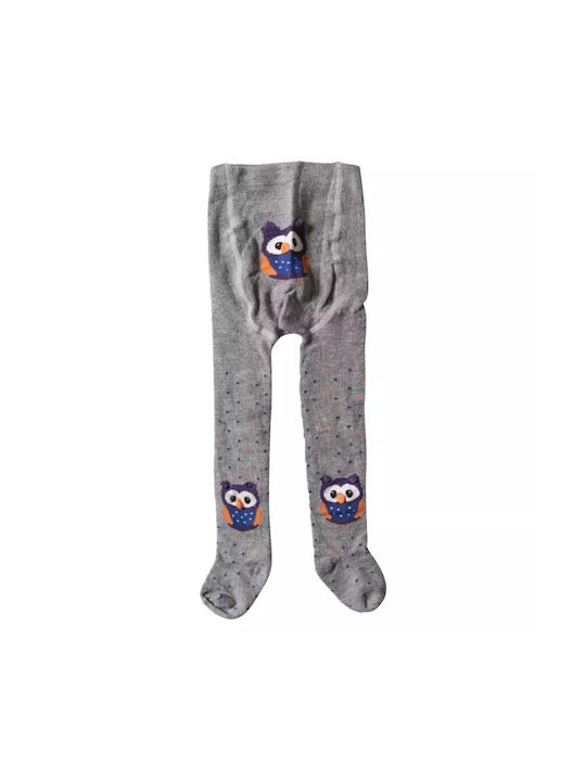 Girls' Tights Butterfly Gray