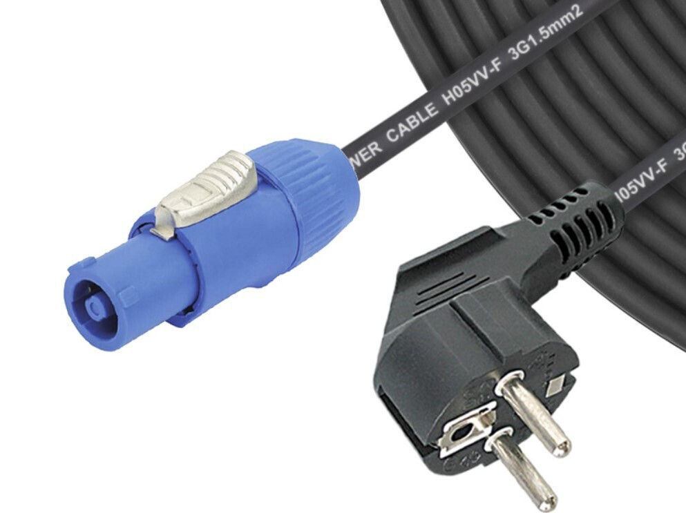 Speakon Power Input Cable Schuko Plug Ca-pc-1 Lx