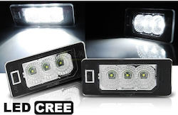 Depo 246064 Led Φαναράκια Πινακίδας Audi A4 B8 A5 B8 Q5 8r Tt 8j Skoda Yeti Fabia Ii Superb B6 Combi Vw Passat B6 Combi Canbus 3 Led