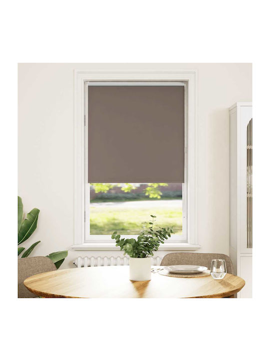 vidaXL Roller Blinds Total Blackout Brown W80xH175cm 4011020