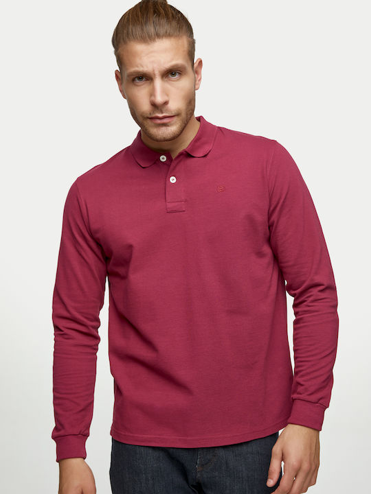 Santana Polo Μπλούζα Μακρυμάνικη Μπορντό