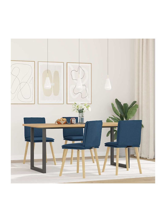 Stühle Speisesaal Blue 4Stück 45x54x86cm