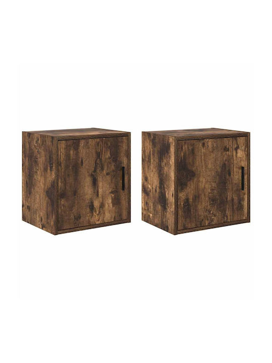 Cabinets Wall Coffee 2pcs 40x30x41cm