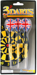 Σετ Βελάκια Σκληρή Μύτη 3τμχ Darts Set