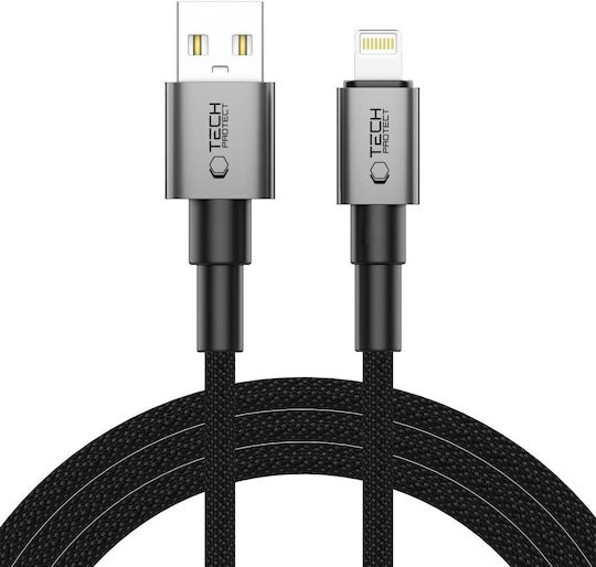 Tech-Protect Ultraboost USB-A to Lightning Cable 15W Γκρι 2m