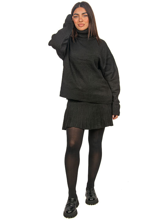 Ellen Set with Skirt Black