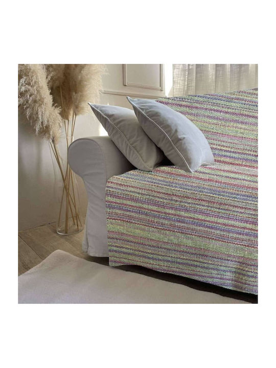 Siera Armchair Throw 160x180cm Pink/Multicolored