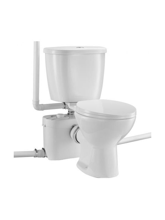 Vevor Toaletă de podea cu Capac cu Bideu Vevor Toaletă de podea cu Capac cu Bideu