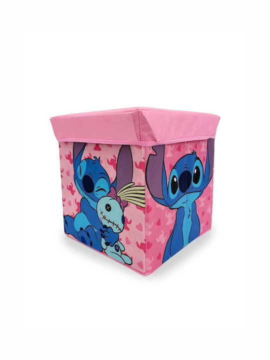 Disney Home Lilo & Stitch Hocker-Box 13 30x30x30 Pink 100% Polyester