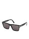 Tom Ford Men's Sunglasses with Black Horn-Rimmed Frame and Grey Gradient Lenses