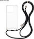 Sonique Armor Clear Silicone Case with Lanyard ...