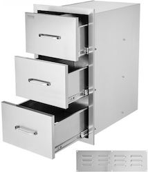 Vevor Dulap de pregătire cu sertare 40x77x Vevor Dulap de pregătire cu sertare 40x77x