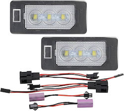 Prasco 246065 LED-Kennzeichenbeleuchtung Audi A4 B8 A5 B8 Q5 8R TT 8J Skoda Yeti Fabia II Superb B6 Combi VW Passat B6 Combi Canbus 3 LED